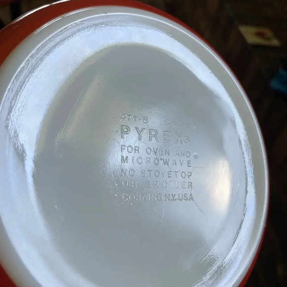 Pyrex 471-B Vintage Pyrex Autumn Harvest Wheat Pattern Dish 1 Pt. Make an Offer - Picture 5 of 5